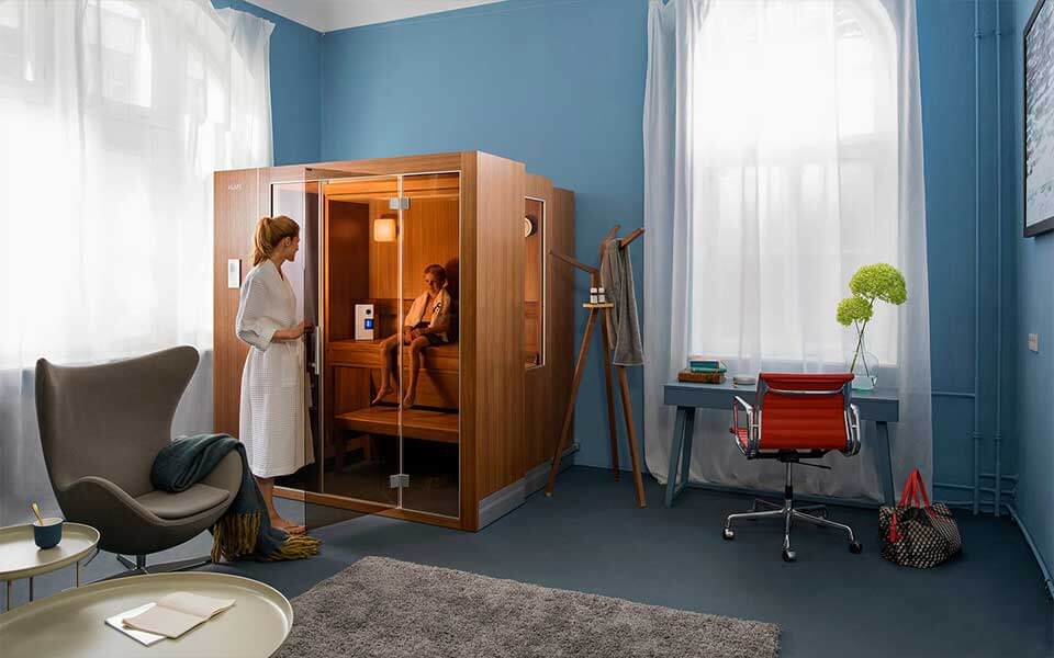 Microsalt for sauna or infrared cabins - salt inhalation room