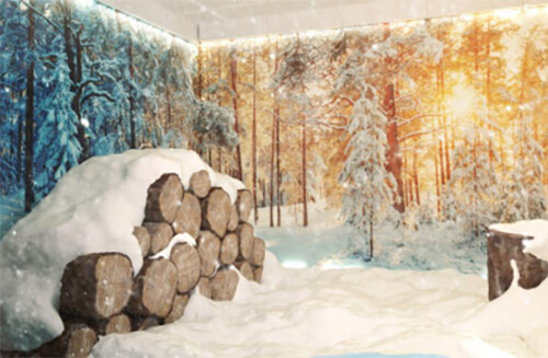 Snow Paradise Cabin form KLAFS at Guncast